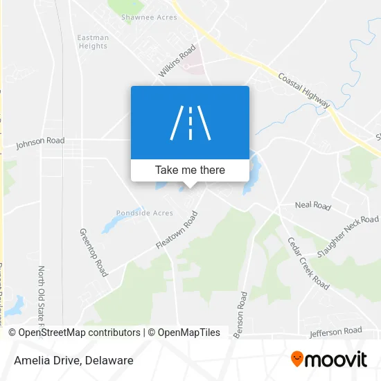 Amelia Drive map