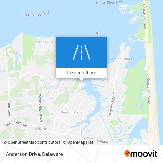 Mapa de Anderson Drive