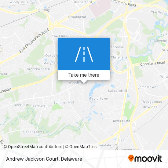 Mapa de Andrew Jackson Court