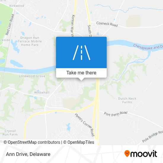 Ann Drive map