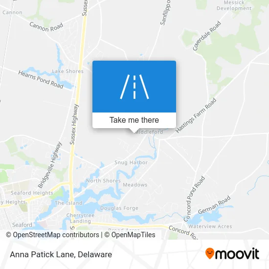 Anna Patick Lane map