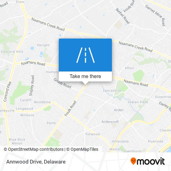 Annwood Drive map