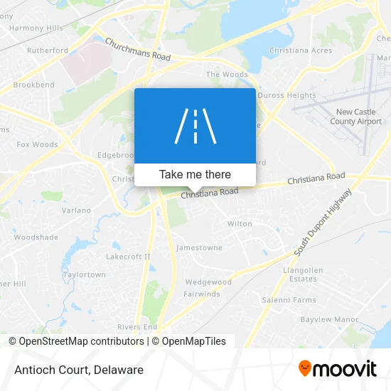Antioch Court map