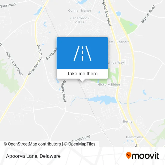 Apoorva Lane map