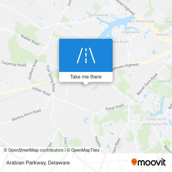 Arabian Parkway map