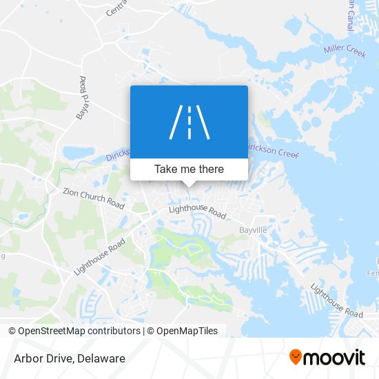 Mapa de Arbor Drive