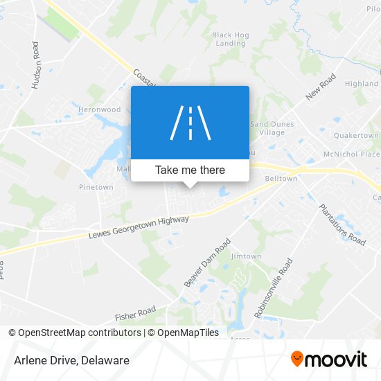 Mapa de Arlene Drive