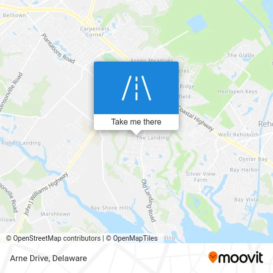 Arne Drive map
