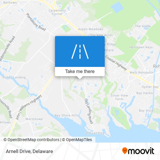 Mapa de Arnell Drive