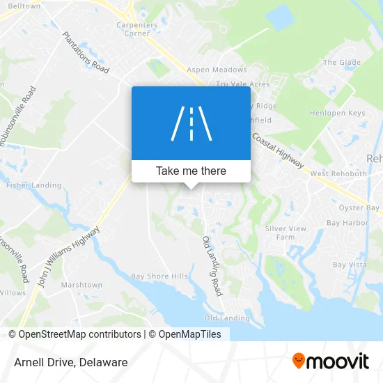 Arnell Drive map