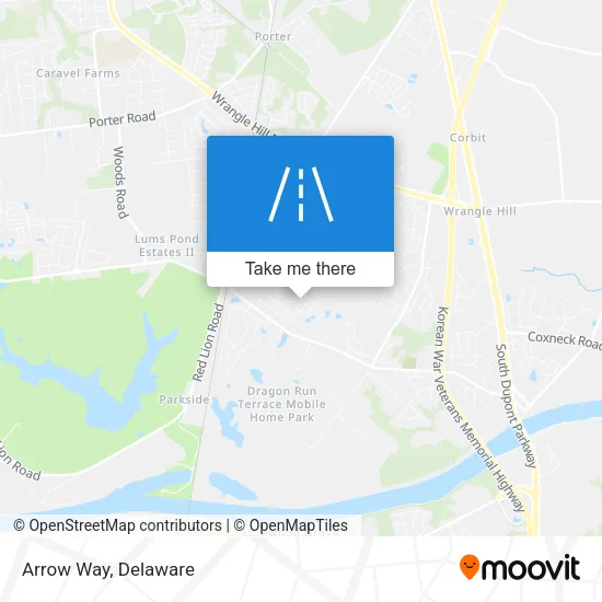 Arrow Way map