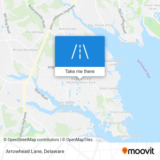 Arrowhead Lane map