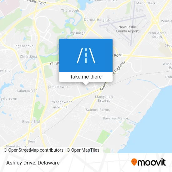 Ashley Drive map