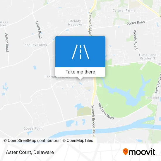 Aster Court map