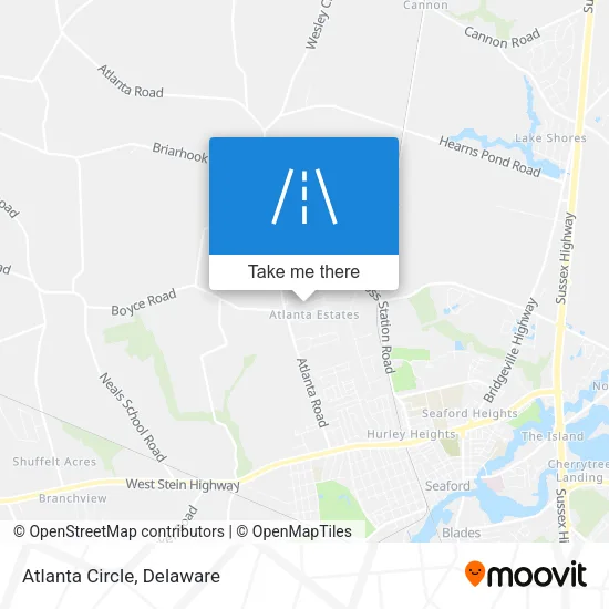 Atlanta Circle map