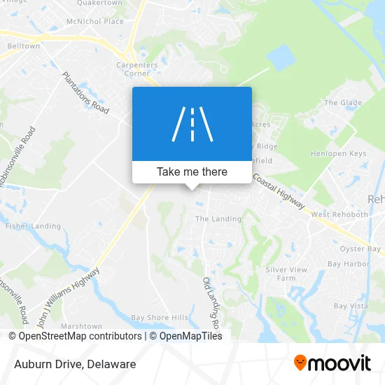 Auburn Drive map