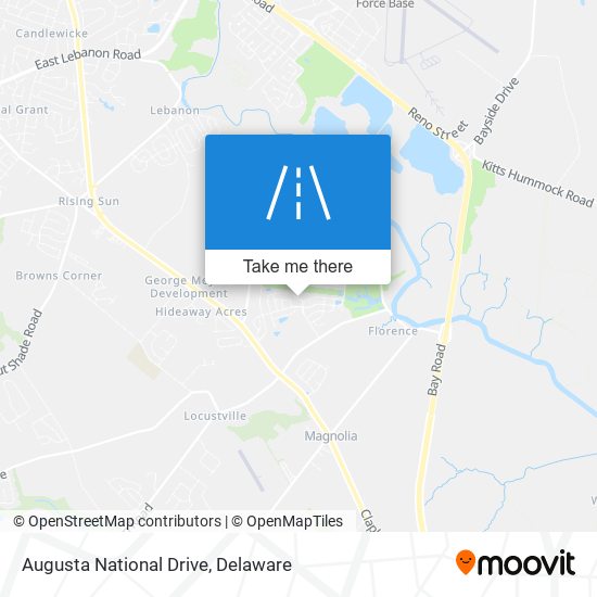 Augusta National Drive map