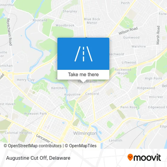 Augustine Cut Off map