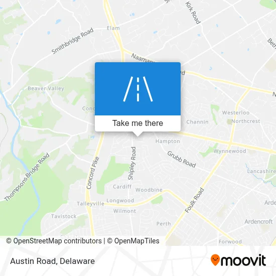 Austin Road map