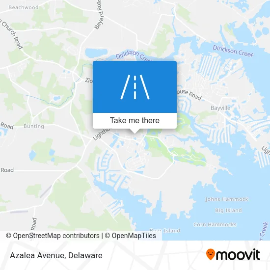 Azalea Avenue map