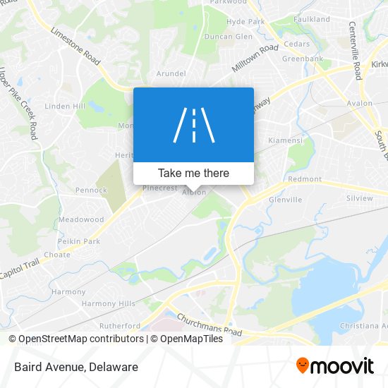 Mapa de Baird Avenue