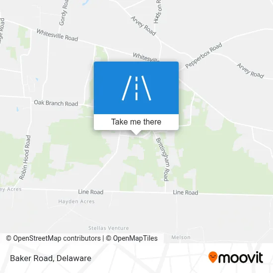 Baker Road map