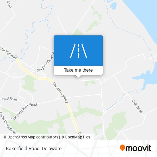 Mapa de Bakerfield Road