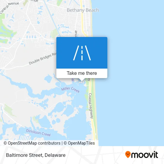 Baltimore Street map