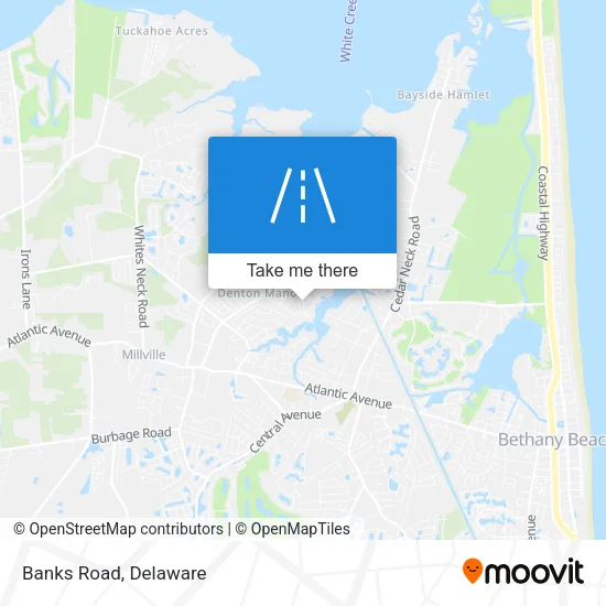 Banks Road map