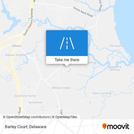 Mapa de Barley Court
