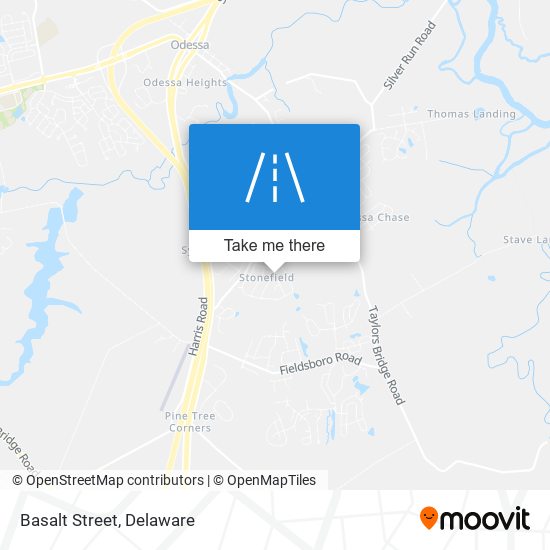 Mapa de Basalt Street