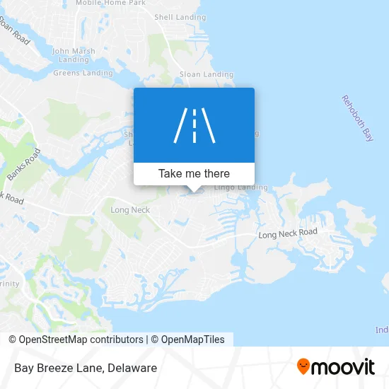 Bay Breeze Lane map