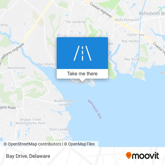 Bay Drive map