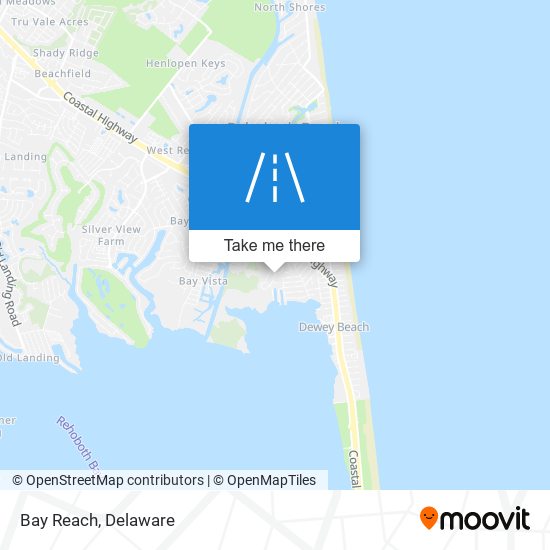 Bay Reach map