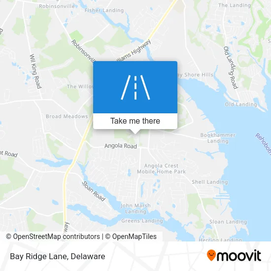 Bay Ridge Lane map