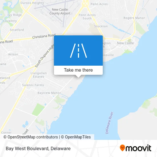 Bay West Boulevard map