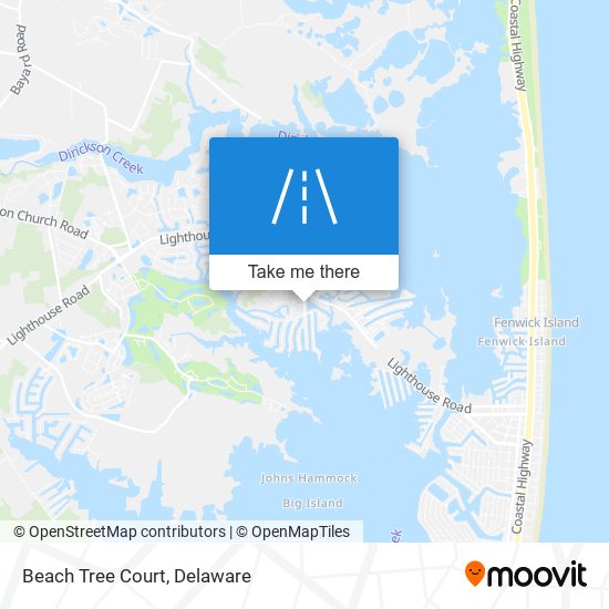 Mapa de Beach Tree Court