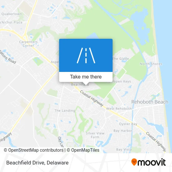 Beachfield Drive map