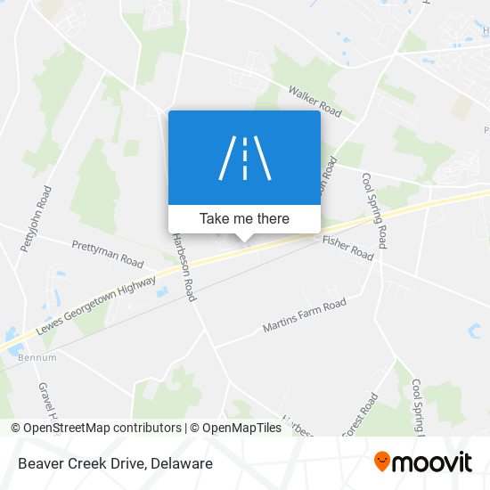 Beaver Creek Drive map