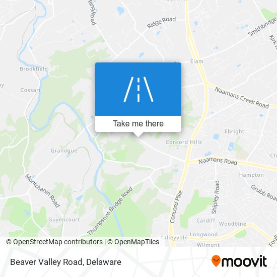 Mapa de Beaver Valley Road