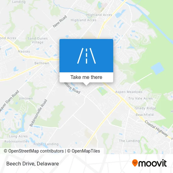 Beech Drive map