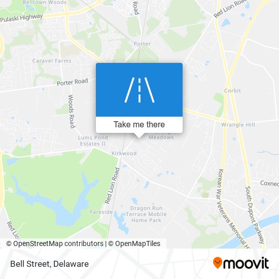 Mapa de Bell Street