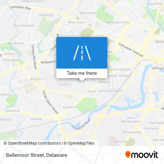 Mapa de Bellemoor Street