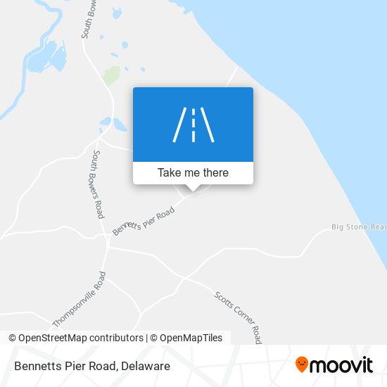 Bennetts Pier Road map