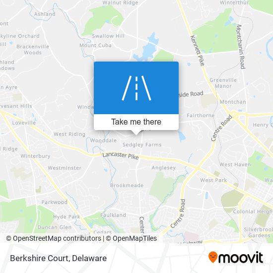 Mapa de Berkshire Court