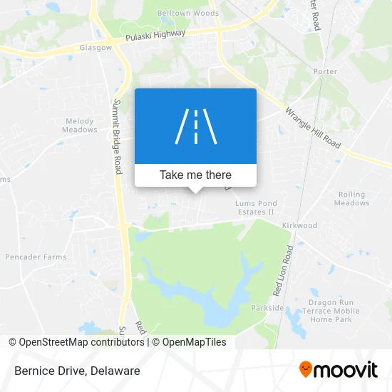 Bernice Drive map