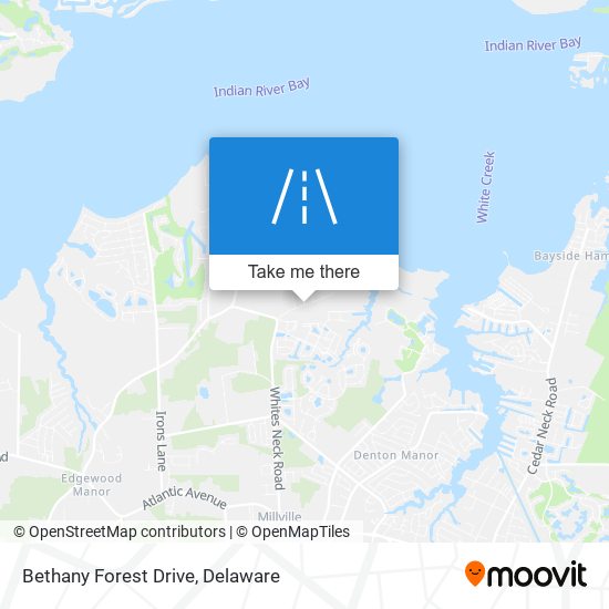 Bethany Forest Drive map