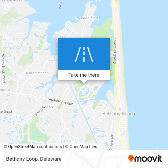 Bethany Loop map