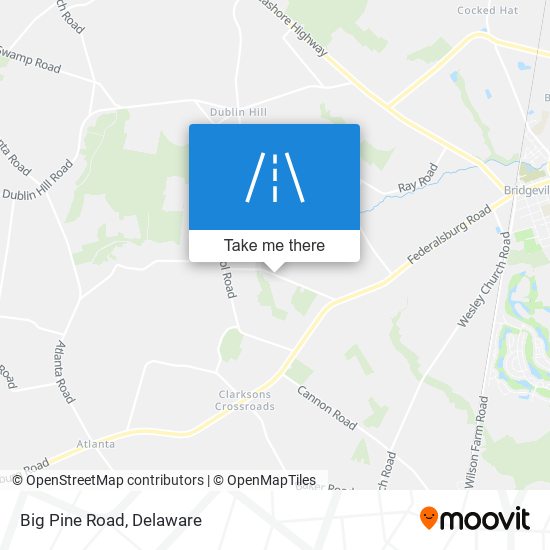 Mapa de Big Pine Road
