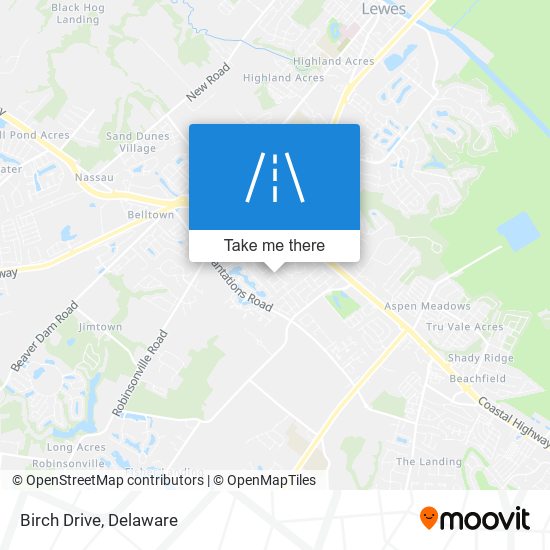 Birch Drive map